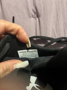 Under Armour Black Sneakers with White Logo